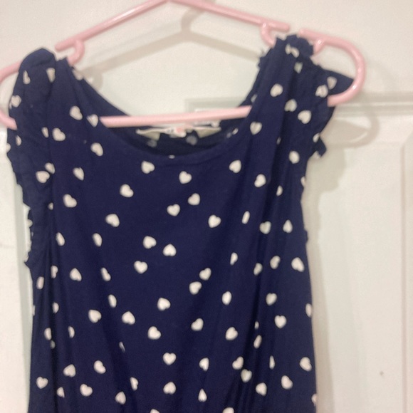 H&M’s girls navy and white heart jumper size 5/6. - Picture 5 of 6